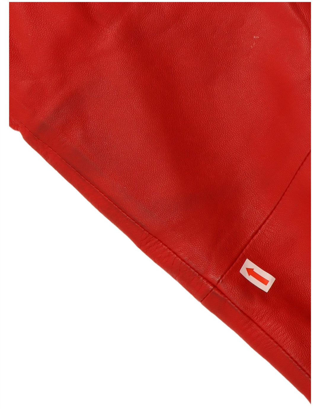 veste en cuir femme vintage UK 16 Grand cuir rouge