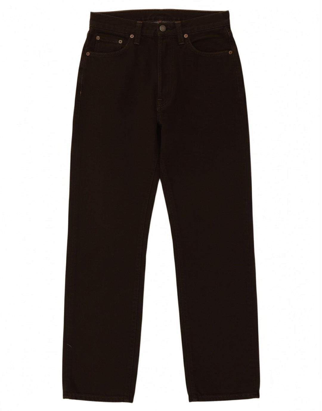 AVIATIC Womens High Waist Jeans W26 L31 Brown