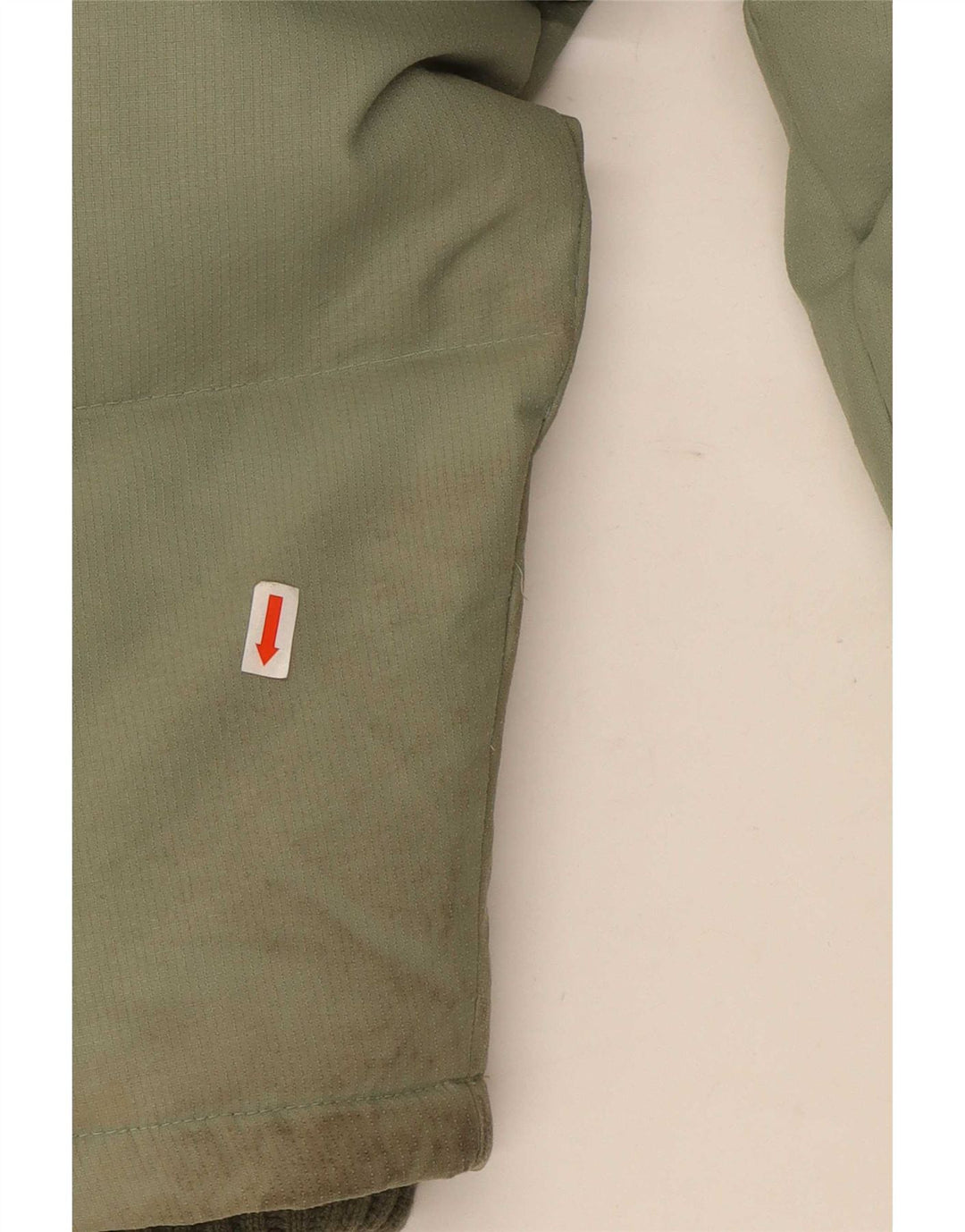 Fila Veste matelassée à capuche pour homme UK 40 Large Vert Colorblock Polyester