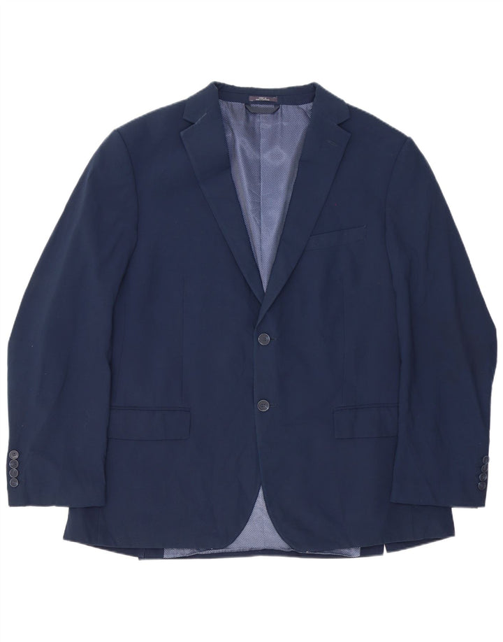 MARKS & SPENCER Veste blazer coupe régulière à 2 boutons pour homme UK 44 XL Bleu marine