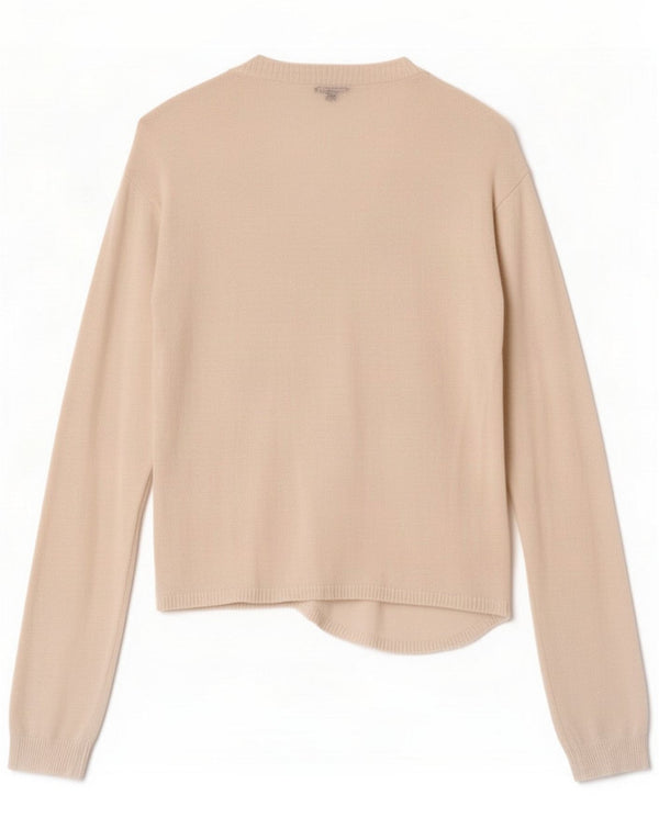 Hobbs Cardigan pour femme UK 44 Viscose blanc cassé moyen