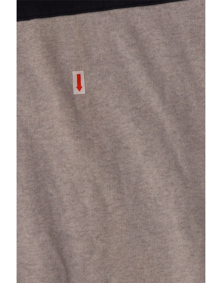 Adidas Sweat-shirt graphique pour hommes, grand, gris, colour block