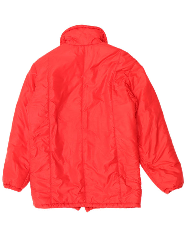 veste coupe-vent vintage femme IT 42 Medium Red Colourblock Polyamide