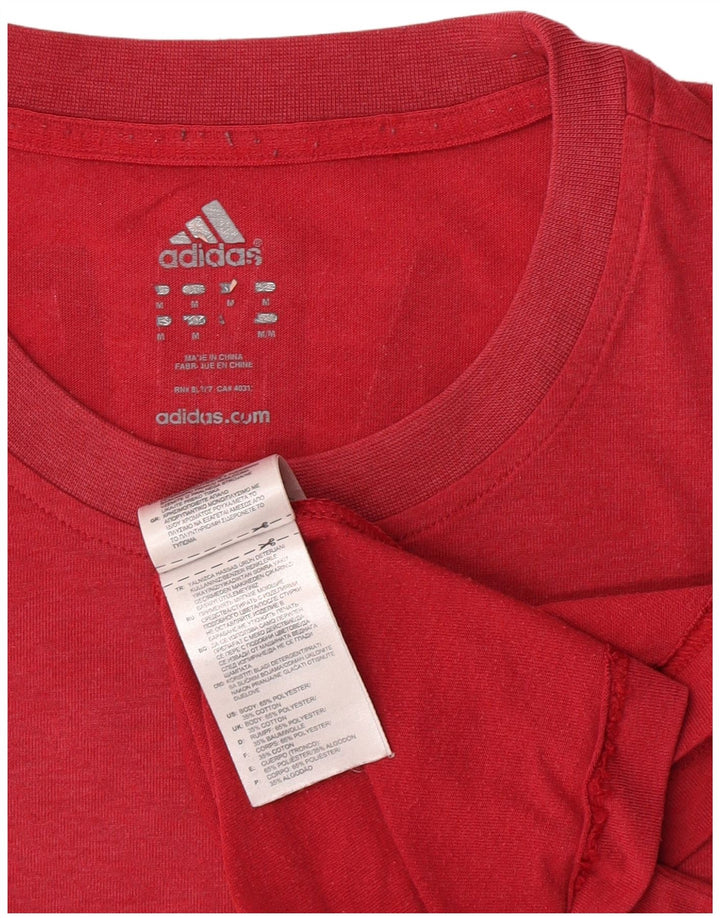 Adidas Hommes Miami Graphic T-Shirt Haut Bordeaux Moyen Polyester