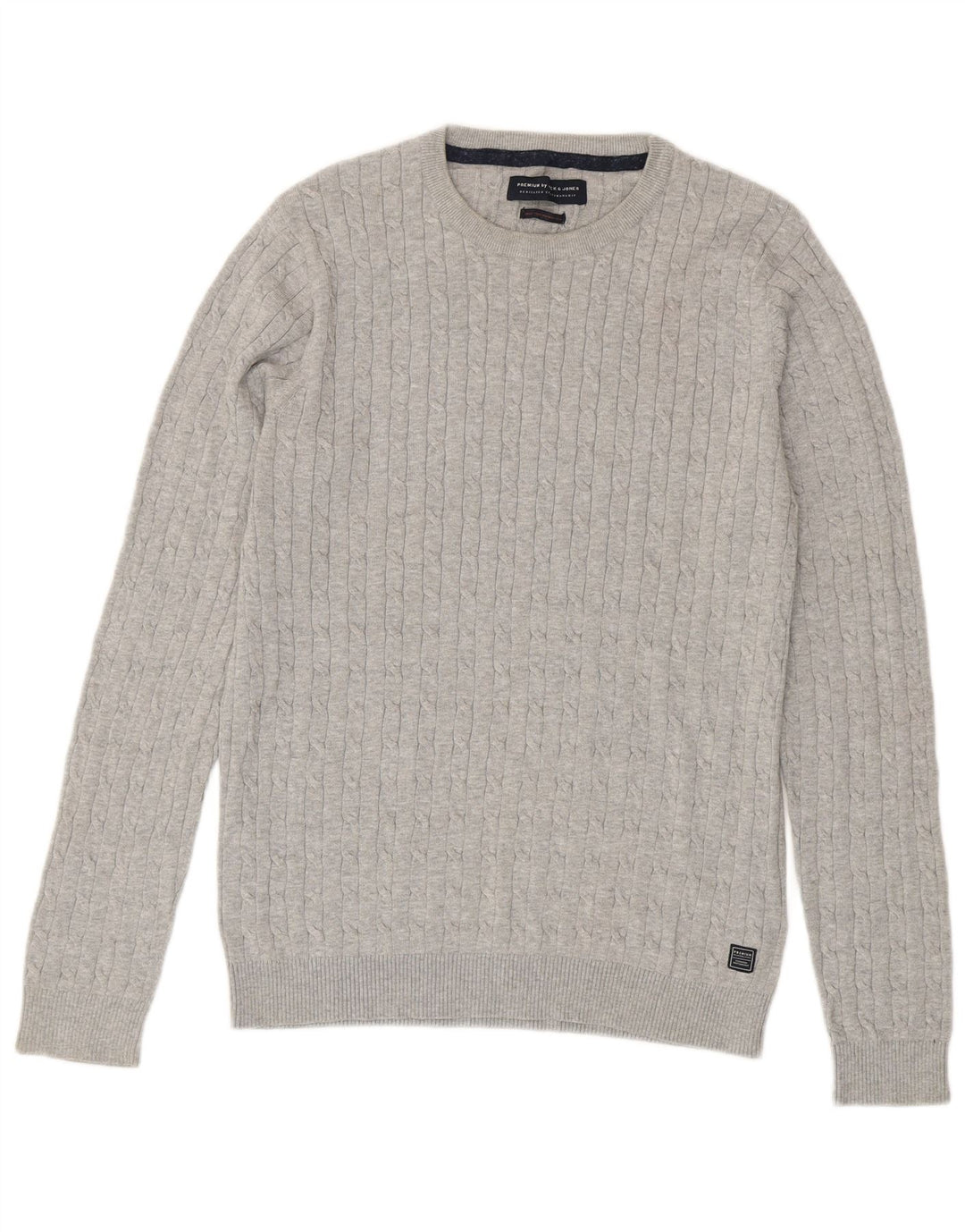 JACK & JONES Pull Col Rond Homme XL Gris Coton
