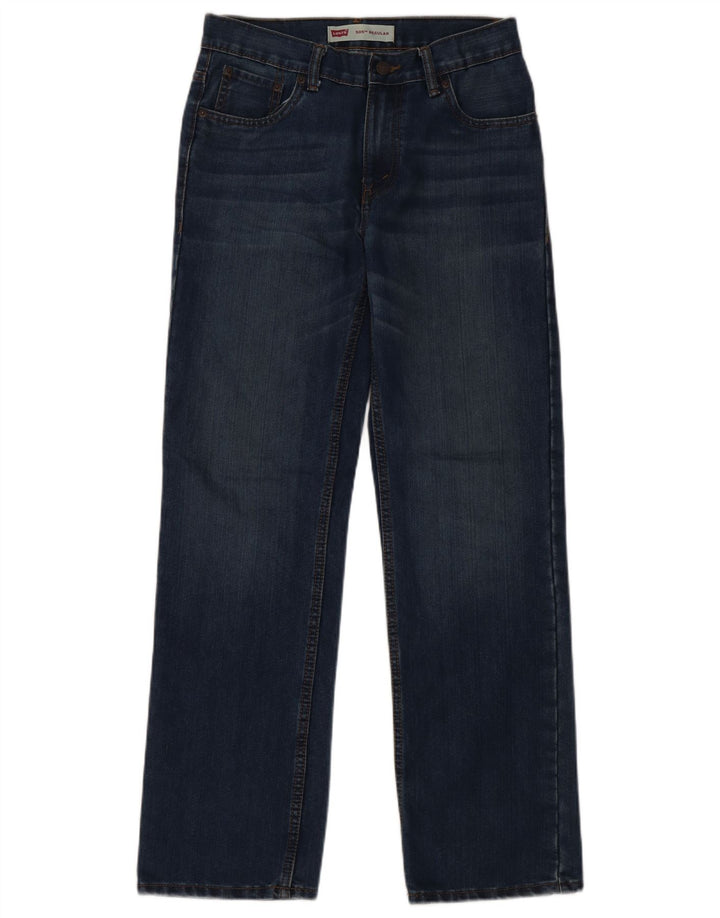 LEVI'S Jean droit régulier 505 garçon 15-16 ans W28 L28 bleu coton
