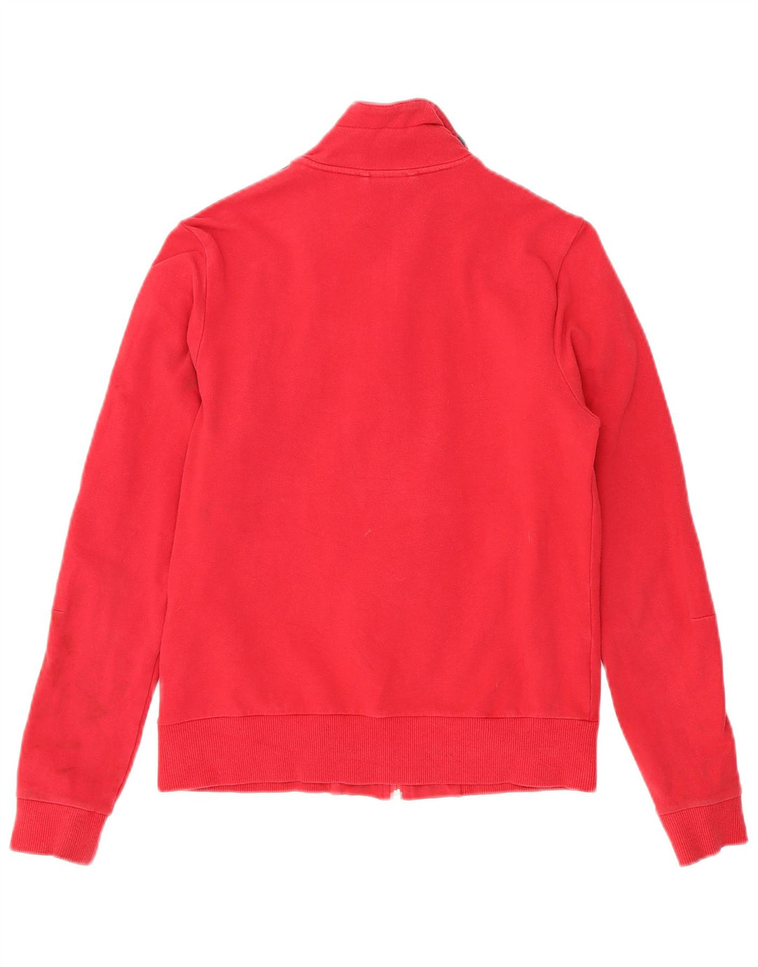 ADIDAS Veste de survêtement pour femme UK 12 Coton rouge moyen