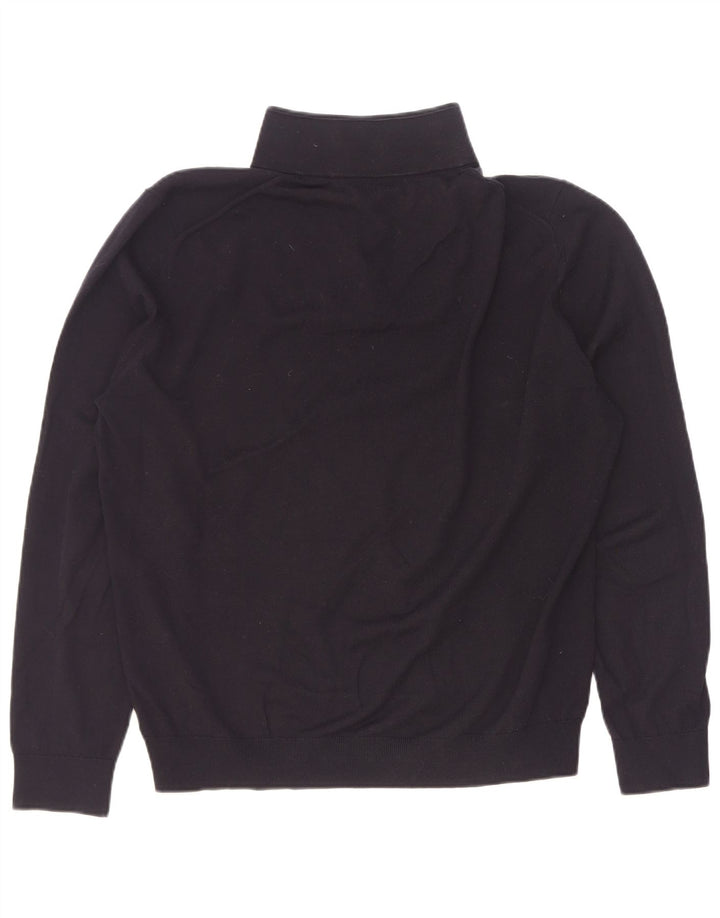Reiss Pull col zippé homme XL laine noire
