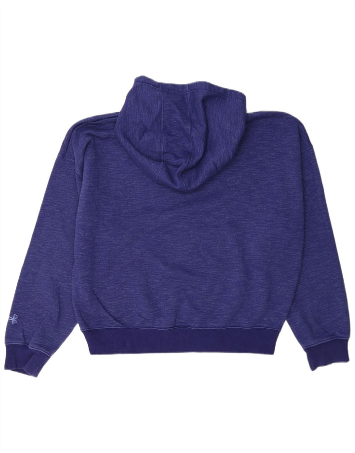 Under Armour Pull à capuche surdimensionné graphique pour femme UK 14 Bleu marine moyen