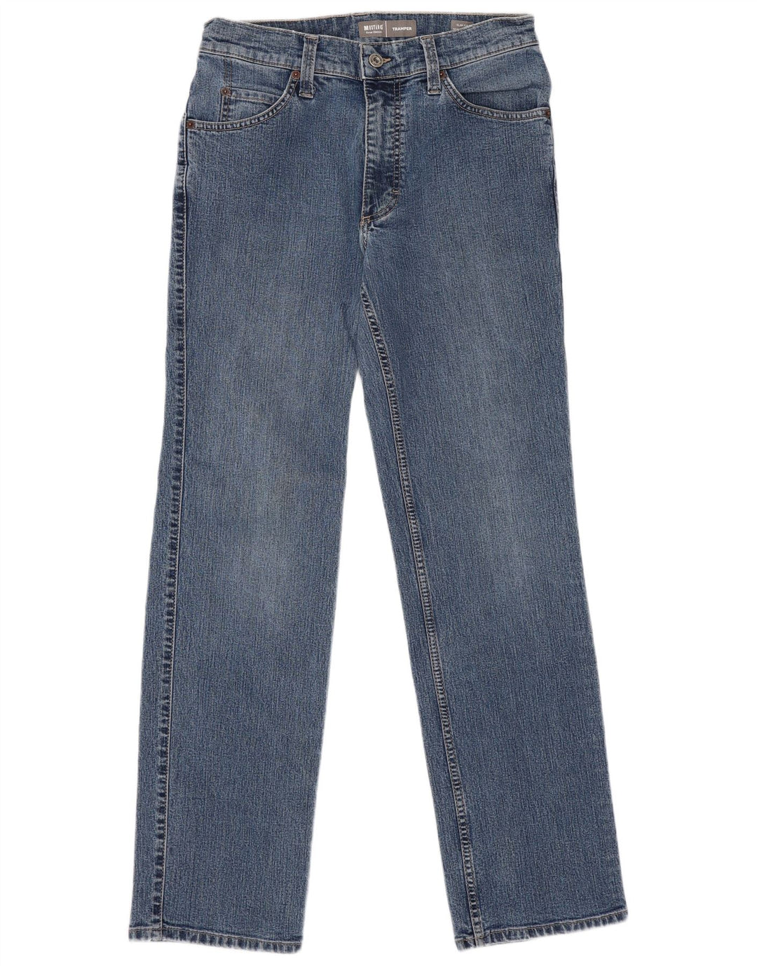 Mustang Tramper Slim Jeans W32 L32 Bleu Coton