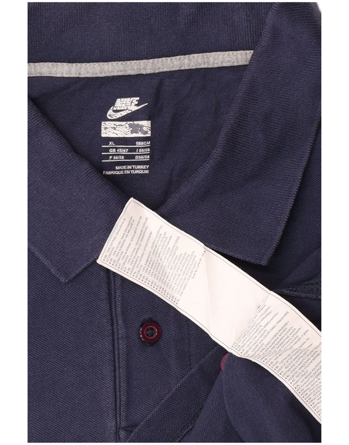 Polo Nike Homme XL Bleu Marine Coton