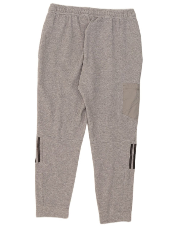 Adidas Pantalon de survêtement cargo pour homme en coton moucheté Gris Taille L