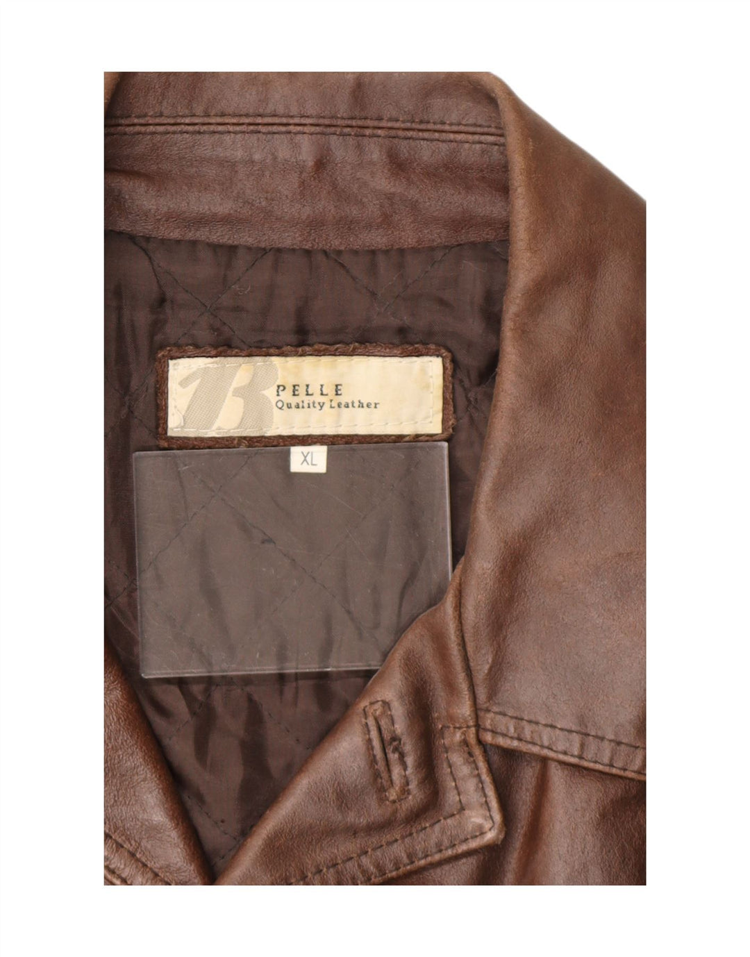 veste en cuir homme vintage UK 42 XL Cuir Marron