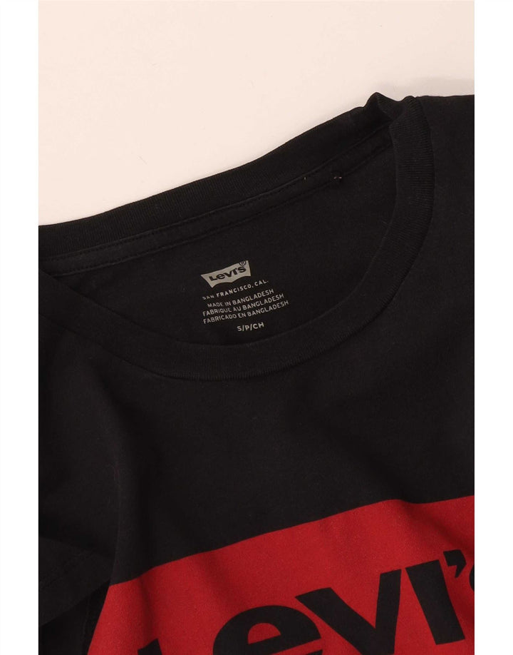 Levi's Tee-Shirt Graphique Homme Petit Noir