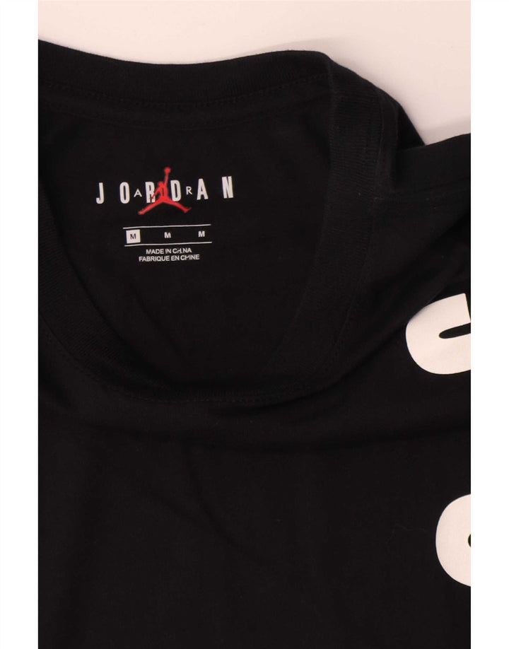Jordan T-shirt graphique pour homme en coton bleu marine moyen