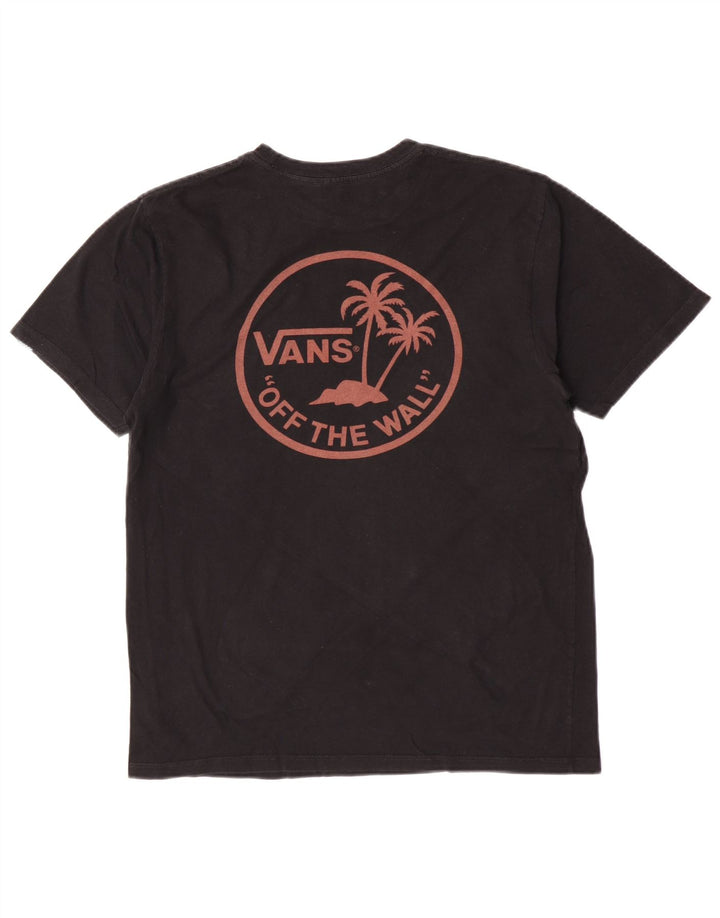 Vans T-shirt graphique pour homme en coton noir moyen