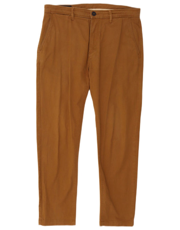Zara Pantalon Chino Slim Homme EU 42 Large W32 L28 Beige