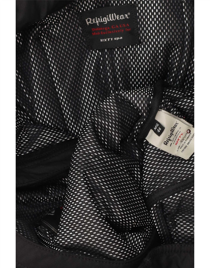 Refrigiwear Veste matelassée à capuche pour femme IT 46 Large Noir Polyester
