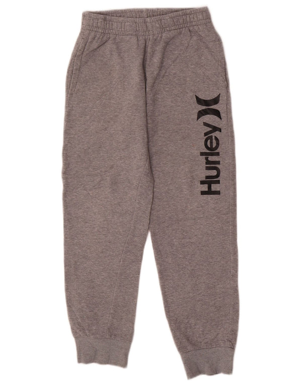 Hurley Pantalon de survêtement graphique pour garçon 10-11 ans Gris moyen