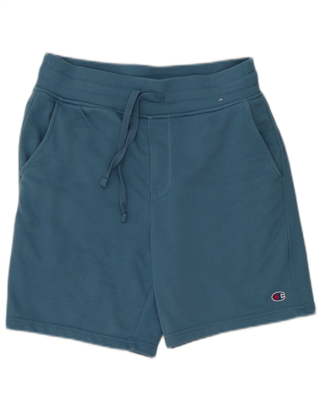 Champion Short de Sport Homme Petit Bleu Coton