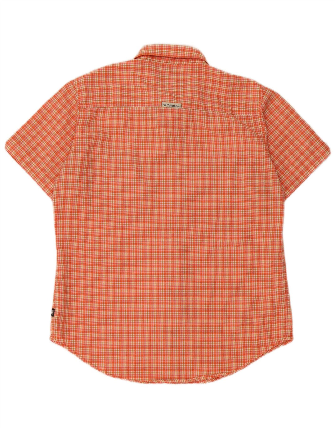 Columbia Chemise à Manches Courtes Homme Petit Orange Polyester