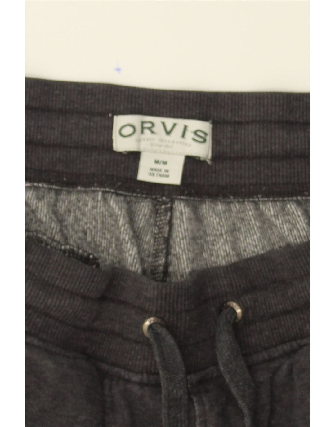ORVIS Mens Tracksuit Trousers Joggers Medium  Black Polyester Vintage Orvis and Second-Hand Orvis from Messina Hembry 
