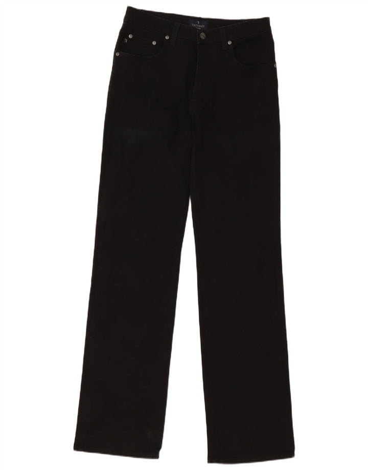 Trussardi Femme Jean Droit W30 L34 Coton Noir
