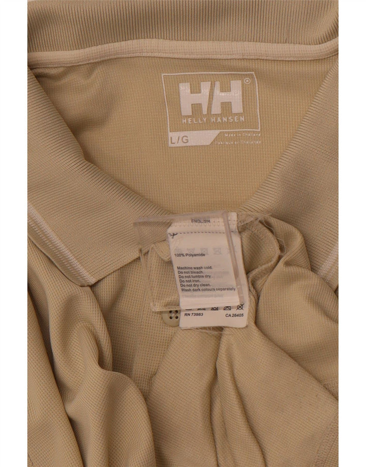 HELLY HANSEN Polo Homme Large Beige Polyamide