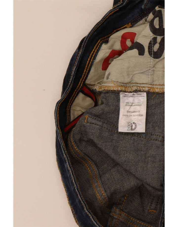 Dack's Jean Slim Homme IT 46 Small W30 L29 Bleu Marine Coton