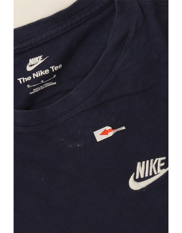 Nike T-Shirt Homme Bleu Marine Moyen Coton