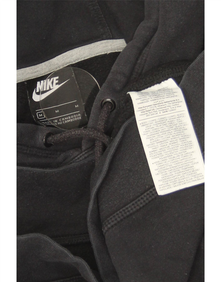 Nike Pull à capuche pour homme en coton noir moyen