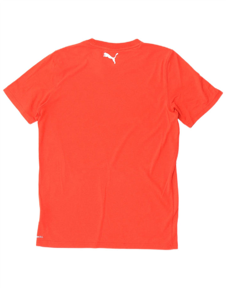 Puma T-Shirt Graphique Homme Petit Rouge Polyester