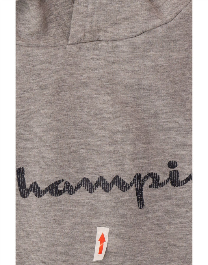 Champion Pull à capuche graphique pour homme 2XL Gris