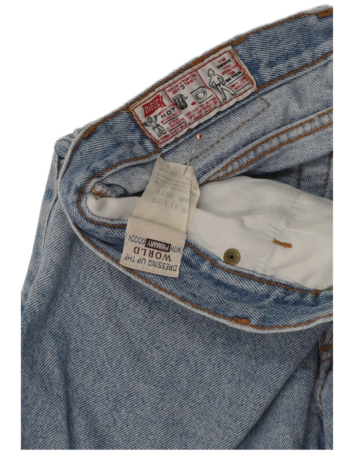 Jean Fuselé Femme Rifle W31 L27 Bleu Coton
