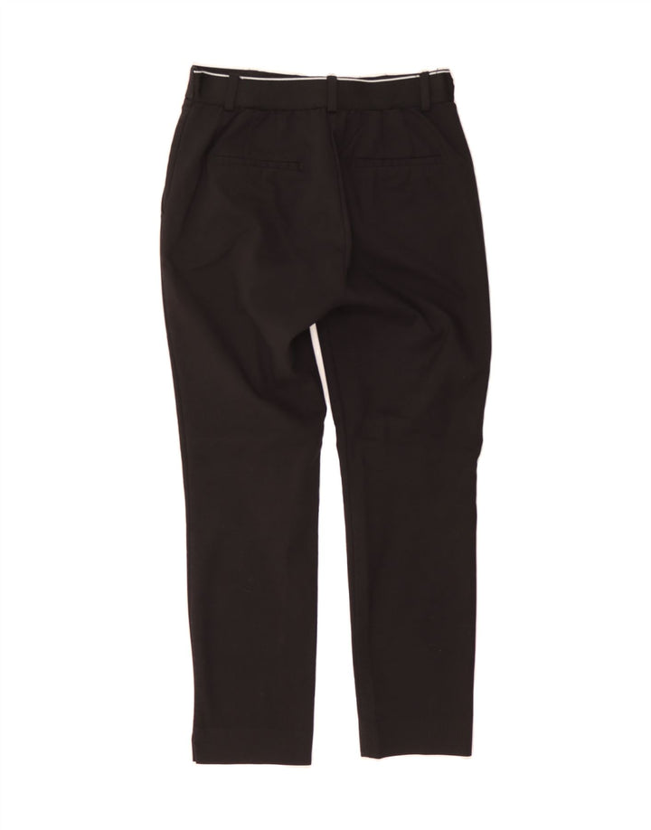 ZARA Womens Slim Chino Trousers Medium W30 L27 Black Cotton Vintage Zara and Second-Hand Zara from Messina Hembry 