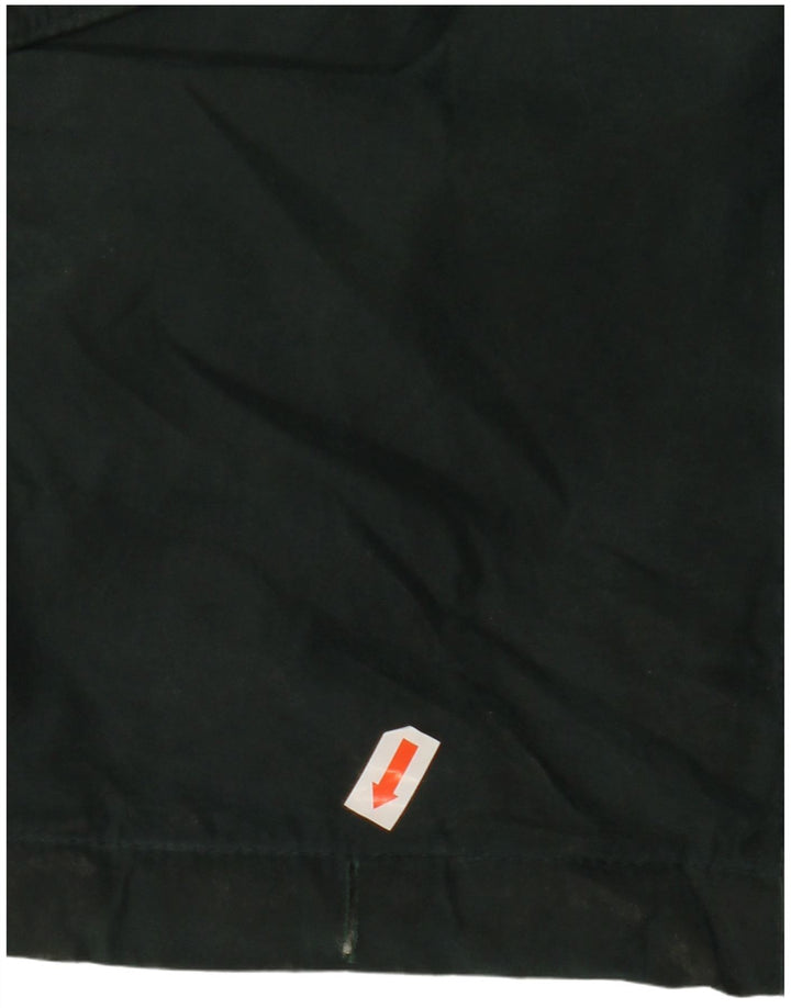 LONDON FOG Veste coupe-vent à capuche pour femme UK 14 Polyester vert moyen