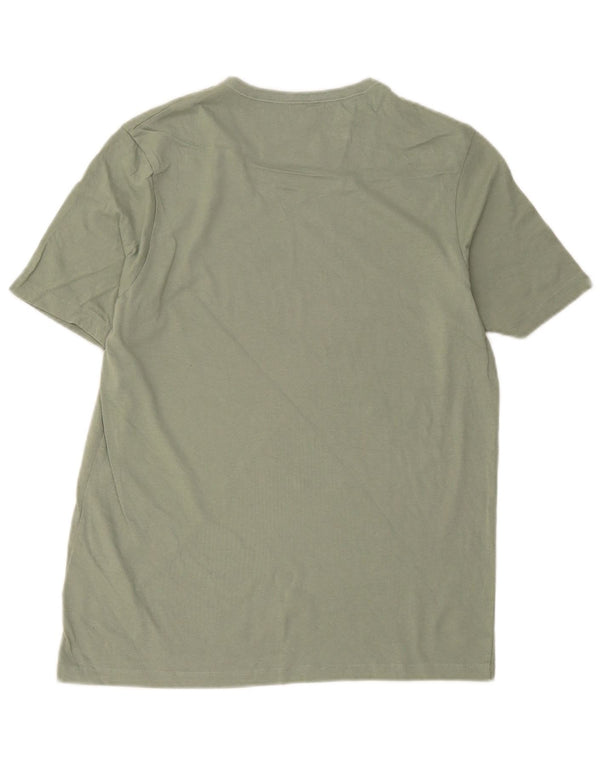 Hugo Boss T-Shirt Femme Top UK 16 Large Vert Coton
