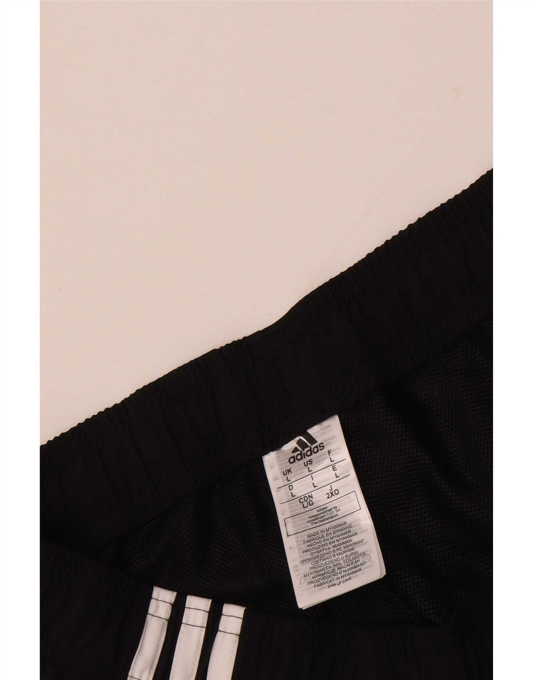 Adidas Short de sport pour homme Large Noir Polyester