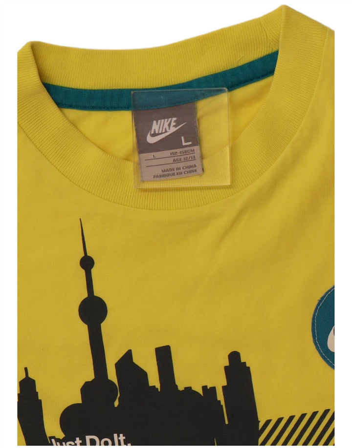 NIKE Débardeur graphique pour garçon 12-13 ans Grand Jaune