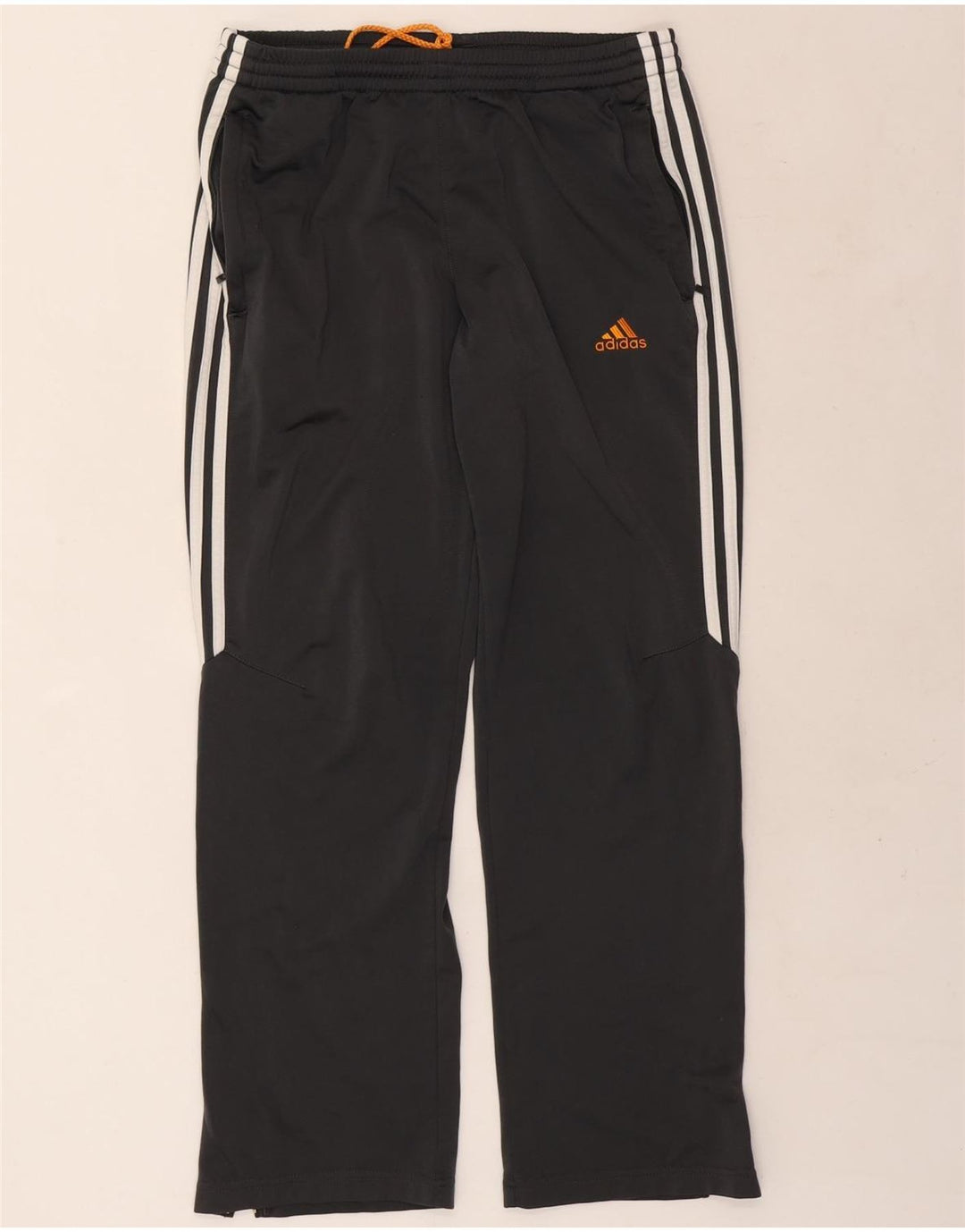 Adidas Pantalon de survêtement pour homme UK 36/38 Petit Noir Polyester