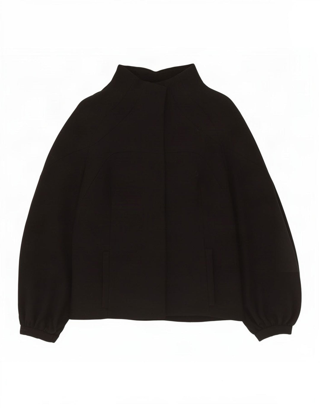 Zara Veste Blazer Femme UK 12 Laine Noir Moyen
