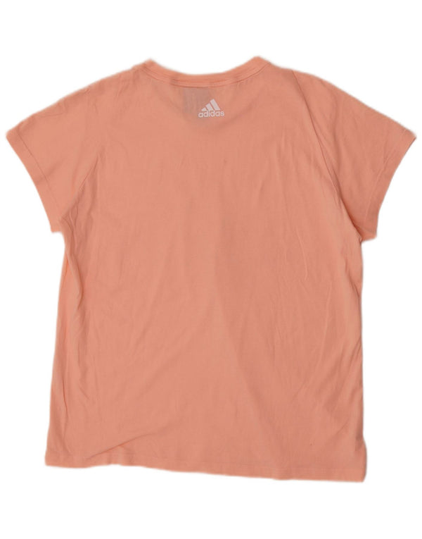 Adidas T-shirt graphique pour femme UK 20/22 XL Rose