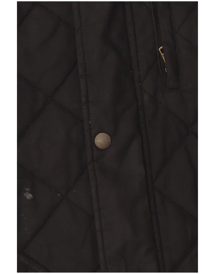Fat Face Gilet matelassé pour homme UK 42 XL Noir Polyester