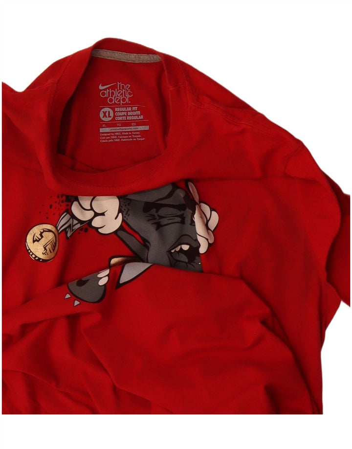 Nike T-shirt graphique coupe classique pour homme XL Rouge