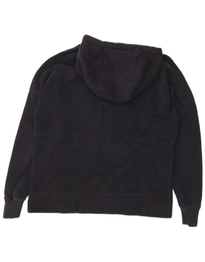Nike Pull à capuche graphique en coton noir moyen pour homme