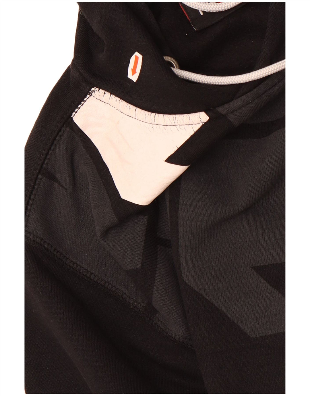 Sneaker Freak Pull à capuche graphique pour hommes, petit, noir