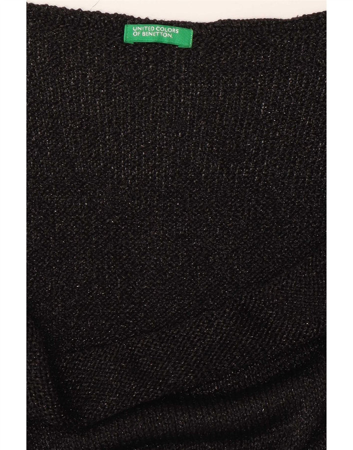 Benetton Robe Slip Femme UK 10 Small Noir