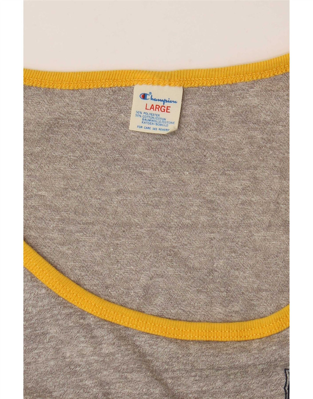 Champion Débardeur pour homme Large Gris Rayé Polyester
