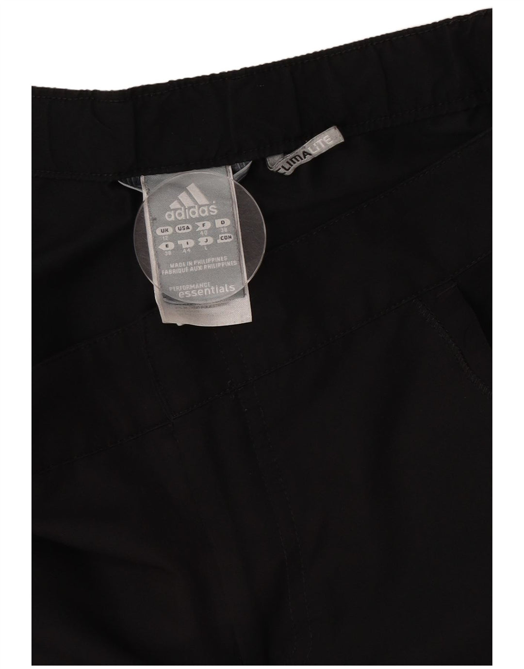 Adidas Climalite Sport Short UK 12 Medium Noir Polyester