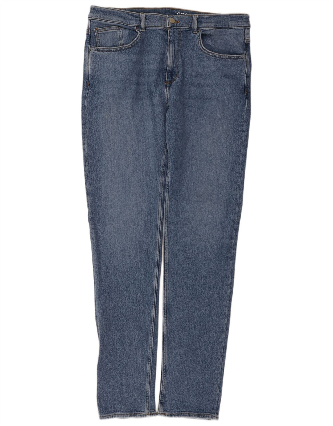 Cos Jean slim taille moyenne pour homme W36 L34 bleu coton